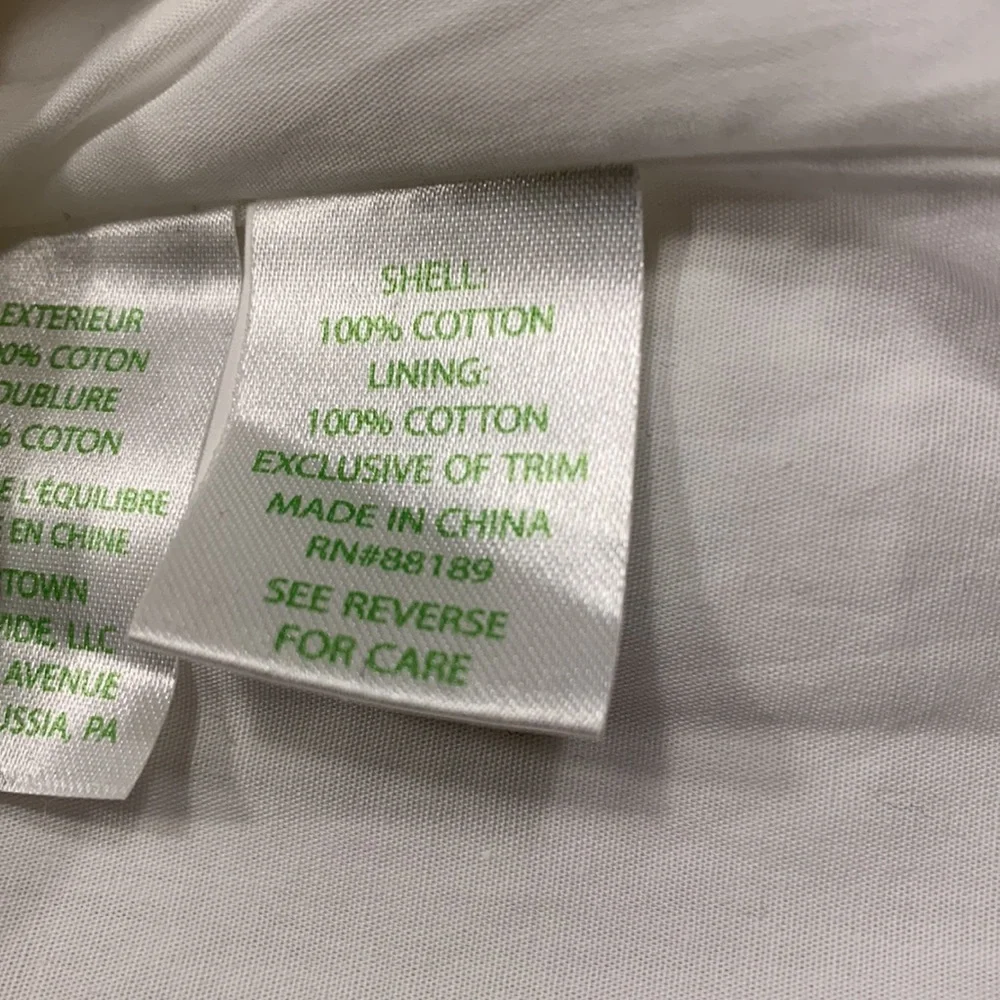 Lilly Pulitzer Suzette White Cotton Shift Dress with Gold Braid Trim - Picture 7 of 8